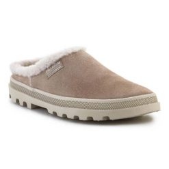 Buty Palladium Palladune Mule Warm 74337-271-M beżowy. Brązowe kapcie damskie bez wzorów, ze skóry. Za 490.22 zł.