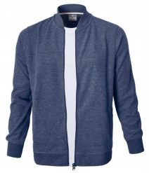 Wygodna, Rozpinana Bawełniana Bluza - Pako Jeans - Niebieska. Niebieskie bluzy męskie Pako Jeans, l, bez wzorów, z bawełny, bez kaptura. Za 195.00 zł.