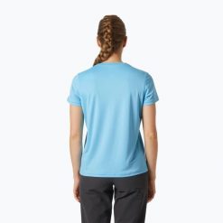 Koszulka damska Helly Hansen HH Tech 2.0. Niebieskie koszulki sportowe damskie Helly Hansen, bez wzorów, sportowe, bez kołnierzyka. Za 174.50 zł.