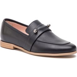 Lordsy L37 - Happy Monday Plus S29 Czarny. Czarne mokasyny damskie L37, ze skóry. W wyprzedaży za 389.00 zł.