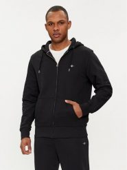 Gant Bluza Shield 2007059 Czarny Regular Fit. Czarne bluzy męskie GANT, m, bez wzorów, z bawełny, bez kaptura. Za 499.99 zł.