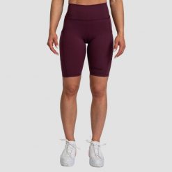 Szorty damskie fitness slim z kieszeniami Biker. Fioletowe szorty sportowe damskie GYMBEAM, xs, bez wzorów, z elastanu, sportowe, do biegania. Za 73.90 zł.