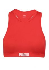 Góra od bikini Puma, racerback, czerwonym. Czerwone bikini damskie Puma, na lato, l, bez wzorów. Za 190.00 zł.