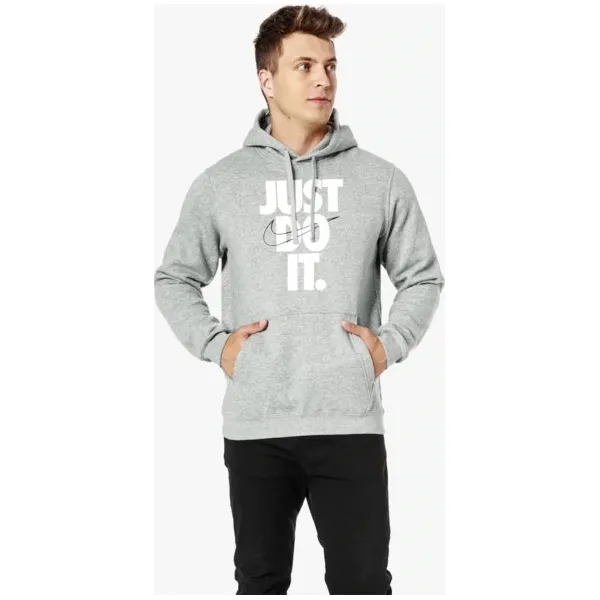 Nike Bluza M Nsw Hbr Hoodie Po Flc Jdi , szary, rozmiar XXL. Szare bluzy męskie Nike, m, bez wzorów, z bawełny, z kapturem. W wyprzedaży za 179.99 zł.