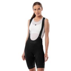 Spodenki rowerowe z szelkami damskie SRX PRO Aero Race. Czarne obuwie sportowe damskie SIROKO, bez wzorów, z nylonu, rowerowe. W wyprzedaży za 339.00 zł.