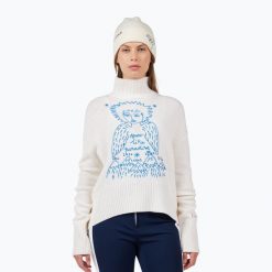 Sweter damski Rossignol JCC Snow Angels Pull. Białe bluzy sportowe damskie Rossignol, bez wzorów, bez kaptura, narciarskie. Za 1,079.00 zł.