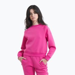Bluza damska Pitbull Discovery Crewneck Sweatshirt. Czerwone bluzy damskie PITBULL, l, bez wzorów, z bawełny, bez kaptura, na fitness i siłownię. Za 169.99 zł.