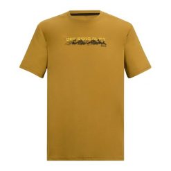 T-shirt Męski Z Górą Fingal Slogan. Brązowe t-shirty męskie Regatta, m, bez wzorów, sportowe, bez kołnierzyka. Za 75.99 zł.