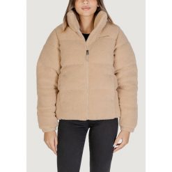 Kurtka ocieplana damska Columbia Puffect Sherpa Jacket. Brązowe kurtki damskie Columbia, bez wzorów, bez kaptura, trekkingowe. Za 579.99 zł.