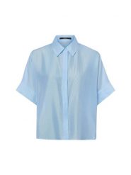 Someday Bluzka damska z krótkim rękawem - Zulin Kobiety Sztuczne włókno niebieski, 42. Niebieskie bluzki damskie someday., bez wzorów, z lyocellu, eleganckie, bez kołnierzyka, bez ramiączek. Za 379.95 zł.