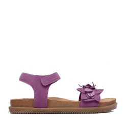 Sandały Lasocki Young. Fioletowe sandały dziewczęce Lasocki Young, bez zapięcia. Za 129.99 zł.