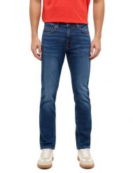 Męskie Spodnie Jeansowe Mustang Style Vegas Slim Denim Blue 1017422 5000 883. Niebieskie spodnie materiałowe męskie Mustang, l, bez wzorów, z denimu. Za 239.99 zł.