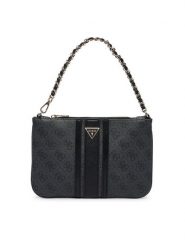 Guess Torebka PW7583 P6474 Szary ciemny. Szare kopertówki damskie Guess, z aplikacjami, ze skóry, bez dodatków. Za 264.99 zł.