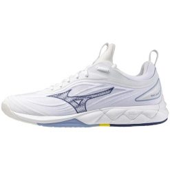 Buty halowe Mizuno Wave Luminous. Białe buty sportowe męskie Mizuno, bez zapięcia, do biegania, mizuno wave. Za 622.30 zł.