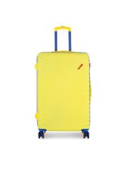 Semi Line Walizka duża T5934-3 Żółty. Żółte walizki męskie Semi-line, bez wzorów, z tworzywa sztucznego, duże. Za 249.99 zł.