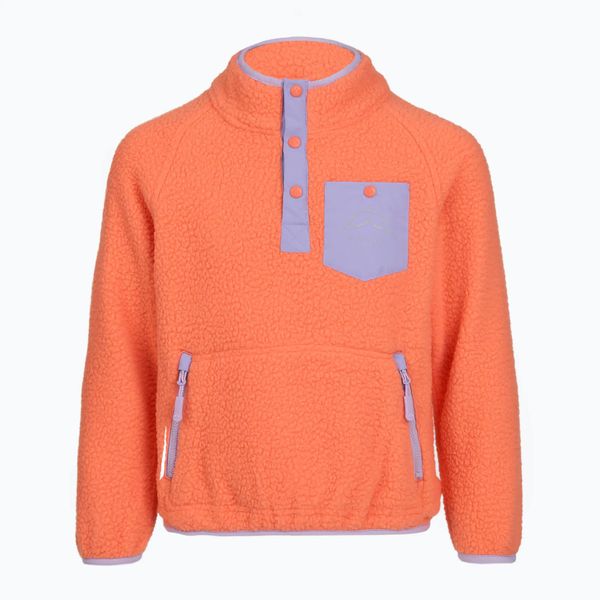 Bluza polarowa dziecięca KADVA RODIA KDG. Czerwone bluzy dla dziewczynek KADVA, bez wzorów, z dzianiny, bez ramiączek, bez kaptura. Za 93.99 zł.