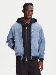 HUGO Kurtka jeansowa Enjo 50541735 Niebieski Relaxed Fit. Niebieskie kurtki męskie Hugo, m, bez wzorów, z bawełny, bez kaptura. Za 779.99 zł.