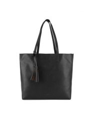 JENNY Torebka JNY-M-009-07 Czarny. Czarne torebki do ręki damskie Jenny, bez wzorów, z tworzywa sztucznego, bez dodatków. Za 159.99 zł.