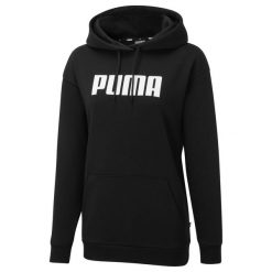 Puma Bluza Ess Oversized Fl 84719301. Czarne bluzy damskie Puma, l, bez wzorów, bez kaptura. Za 195.99 zł.
