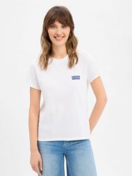 American vintage Koszulka - Ykobow Kobiety Bawełna biały, XS. Białe t-shirty damskie American Vintage, xs, bez wzorów, z bawełny, klasyczne, bez kołnierzyka. Za 249.95 zł.