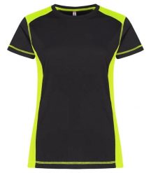 Clique Ambition-T Women koszulka zwiększająca widoczność – Visib Yellow. Żółte t-shirty damskie CLIQUE, m, bez wzorów, z bawełny, bez kołnierzyka. Za 141.71 zł.