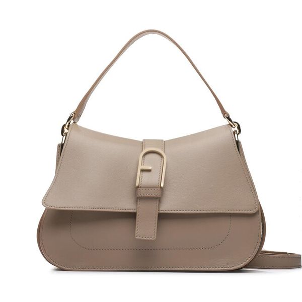 Torebka Furla. Brązowe torebki do ręki damskie Furla, bez wzorów, klasyczne, bez dodatków. Za 1,429.00 zł.