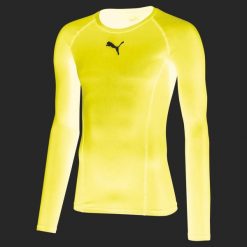 Koszulka termoaktywna z długim rękawem Puma. Fioletowe koszulki sportowe męskie Puma, m, bez wzorów, bez kołnierzyka, bez ramiączek, do piłki nożnej. Za 141.99 zł.
