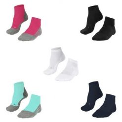 Skarpetki damskie Falke GO2 Short. Czarne skarpety damskie Falke, bez wzorów, z bawełny. Za 137.00 zł.