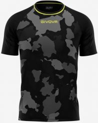 T-shirt męski Givova Army czarno-szary. Czarne t-shirty męskie Givova, m, bez wzorów, z materiału, klasyczne, bez kołnierzyka. Za 75.66 zł.