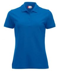 Clique Polo Manhattan Women — prążkowane mankiety, paski jacquard przy kołnierzu. Niebieskie paski damskie CLIQUE, bez wzorów, z bawełny. Za 120.72 zł.