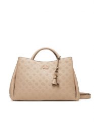 Guess Torebka Phoebe HWPD96 65070 Beżowy. Brązowe torebki do ręki damskie Guess, z aplikacjami, ze skóry, bez dodatków. Za 449.99 zł.