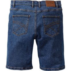 Bermudy dżinsowe ze stretchem Classic Fit bonprix niebieski. Niebieskie jeansy męskie bonprix, m, bez wzorów, z jeansu, klasyczne. Za 79.99 zł.