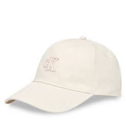 Czapka z daszkiem Calvin Klein. Białe czapki i kapelusze damskie Calvin Klein, bez wzorów. Za 169.99 zł.