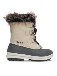 CMP Śniegowce Kids Anthilian Snow Boot Wp 30Q4594 Beżowy. Brązowe buty zimowe dziewczęce CMP, bez wzorów, ze skóry, bez zapięcia. Za 299.99 zł.