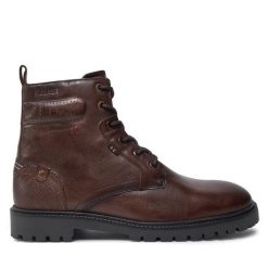 Trzewiki s.Oliver. Brązowe botki męskie S.Oliver, bez wzorów, bez zapięcia. Za 379.99 zł.