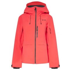 Damska kurtka narciarska/snowboardowa Oakley. Czerwone kurtki snowboardowe damskie Oakley, m, bez wzorów, z materiału, długie, z kapturem, narciarskie. Za 1,238.95 zł.