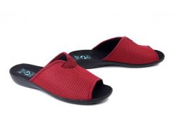 ADANEX 30266 DIK27VD bordowy, kapcie damskie. Czerwone kapcie damskie Adanex, bez wzorów. Za 66.29 zł.