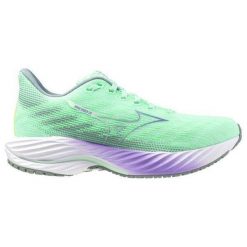 Buty do biegania damskie Mizuno Wave Rider 28. Białe obuwie sportowe damskie Mizuno, bez wzorów, do biegania, mizuno wave. Za 459.99 zł.