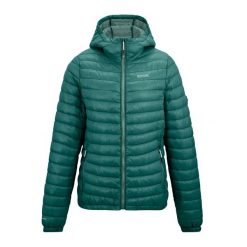 Kurtka Ocieplana Damska Hurden. Zielone kurtki damskie Regatta, bez wzorów, z puchu, bez kaptura. Za 271.99 zł.