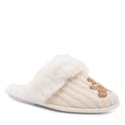 Kapcie Home & Relax. Brązowe kapcie damskie Home & Relax, bez wzorów. Za 59.99 zł.