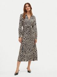 Vero Moda Sukienka koszulowa Vigdis 10323267 Czarny Regular Fit. Czarne sukienki damskie Vero Moda, m, bez wzorów, z wiskozy, bez kołnierzyka, bez ramiączek, koszulowe. Za 249.99 zł.