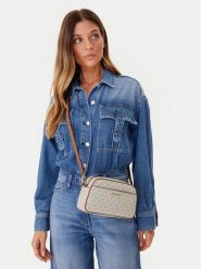 MICHAEL Michael Kors Torebka 32F5GJ6C5B Kremowy. Białe listonoszki damskie MICHAEL Michael Kors, bez wzorów, ze skóry, bez dodatków. Za 486.99 zł.