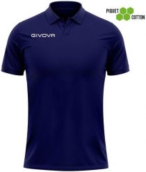 Elegancka Koszula Polo Givova Cotone Piquet 3XL na Lato. Fioletowe koszule męskie Givova, na lato, xl, bez wzorów, z bawełny, biznesowe, bez kołnierzyka, bez ramiączek. Za 63.68 zł.