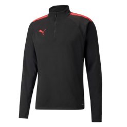 Bluza młodzieżowa treningowa funkcjonalna Puma TEAM LIGAZIP TOP JR. Czarna bluzy damskie Puma, m, bez wzorów, bez kaptura. W wyprzedaży za 79.00 zł.