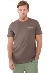 Koszulka męska 4F M1974 ciemny brązowy t-shirt na co dzień r 3XL. Brązowe t-shirty męskie 4f, m, bez wzorów, bez kołnierzyka. Za 70.39 zł.