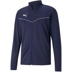 Bluza męska Puma teamRISE Training Poly Jacket granatowa. Białe bluzy męskie Puma, l, bez wzorów, bez kaptura. Za 149.00 zł.