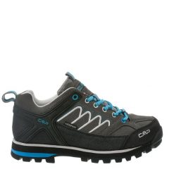 Damskie buty trekkingowe górskie ze skóry zamszowej VIBRAM CMP MOON LOW. Niebieskie trekkingi damskie CMP. W wyprzedaży za 449.99 zł.