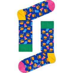 Happy Socks - Skarpety Hamburger. Szare skarpety męskie Happy Socks. Za 39.90 zł.
