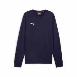 Bluza Puma teamGoal Casuals. Niebieskie bluzy sportowe męskie Puma, l, bez wzorów, bez kaptura, do piłki nożnej. Za 234.50 zł.