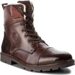 Kozaki RIEKER - 32133-25 Brown 1. Brązowe kozaki męskie Rieker, z materiału. Za 359.00 zł.